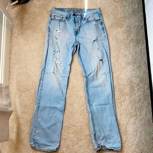 America Eagle Distressed Jeans 30x36
